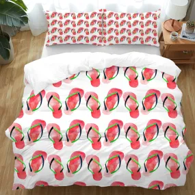 Fancy Flip Flops Bedding Set