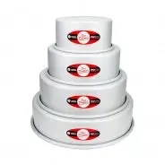 Fat Daddio's Round Cake Tins - Set of 4