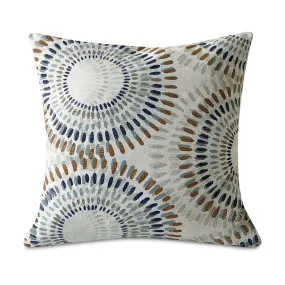 Filmore Flax Geometric Throw Pillow Cover 20x20