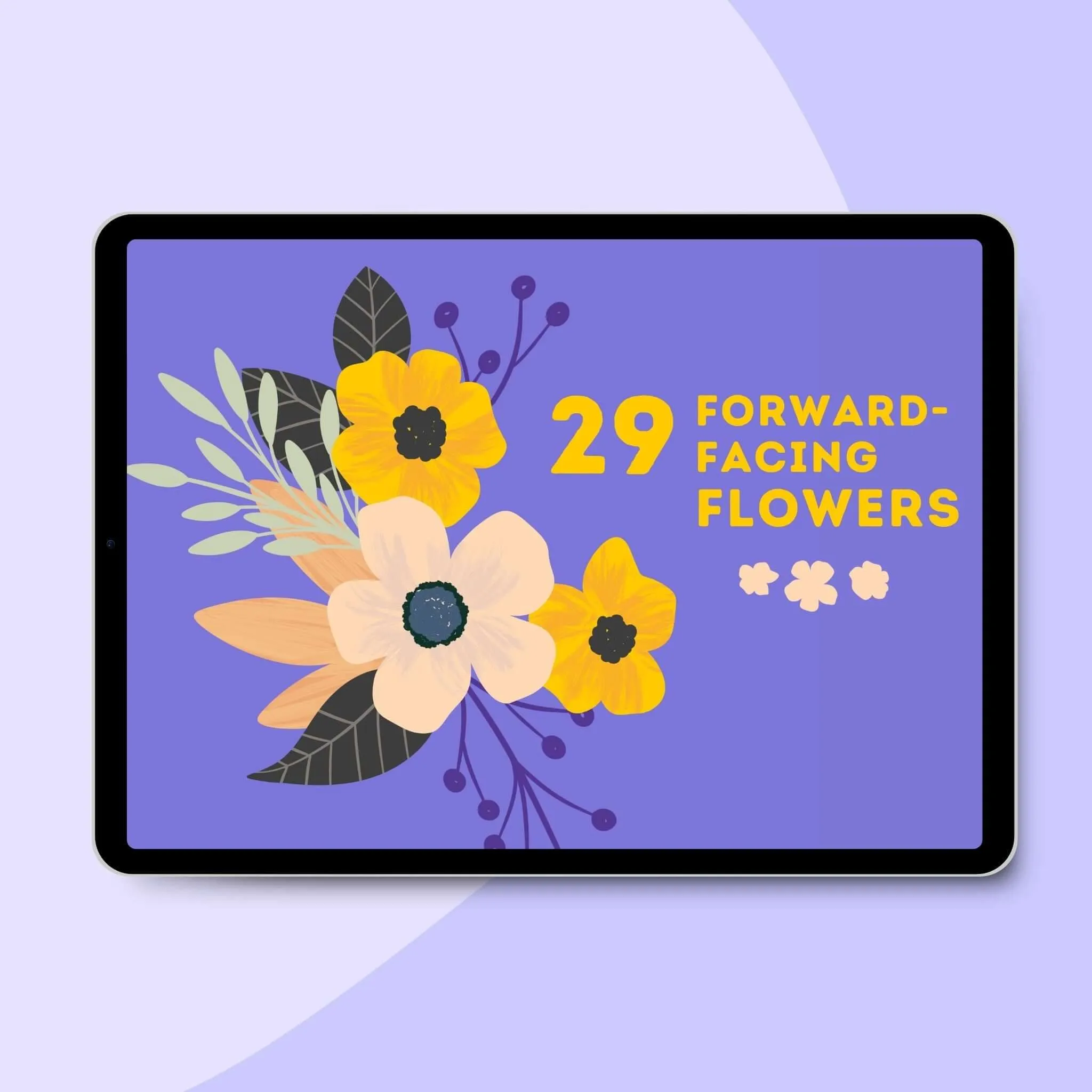 Flower PowerPack: 150  Procreate Brushes for Botanical Drawing