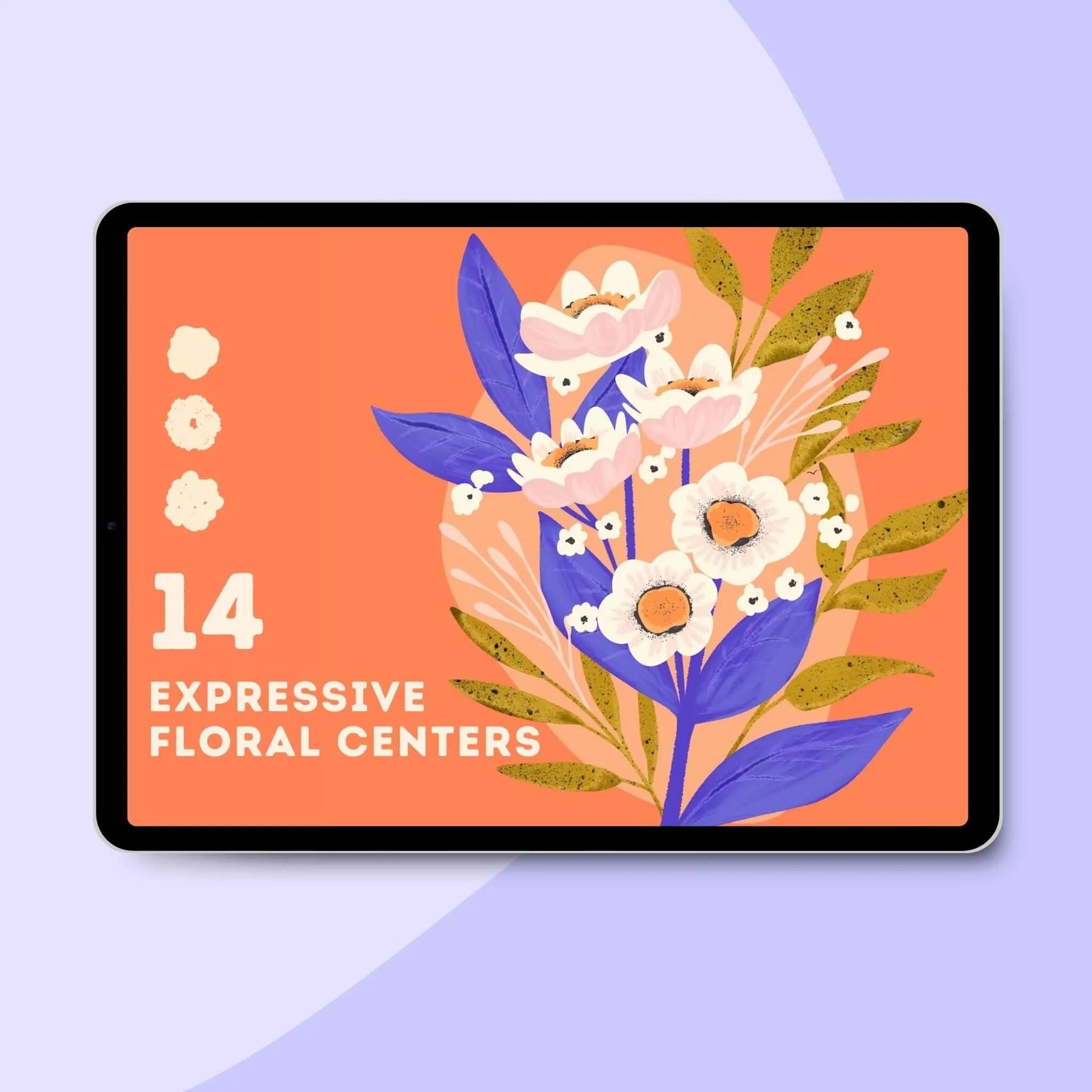 Flower PowerPack: 150  Procreate Brushes for Botanical Drawing