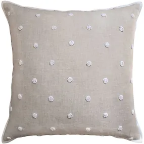 French Knot Embroidery Pillow