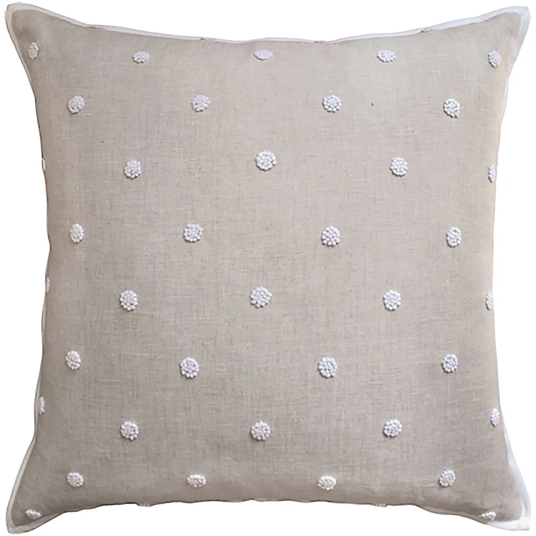 French Knot Embroidery Pillow