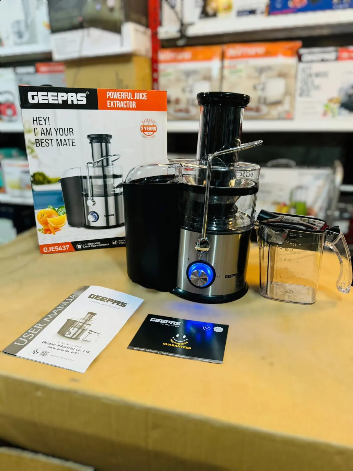 GEEPAS 800W Juicer-5437