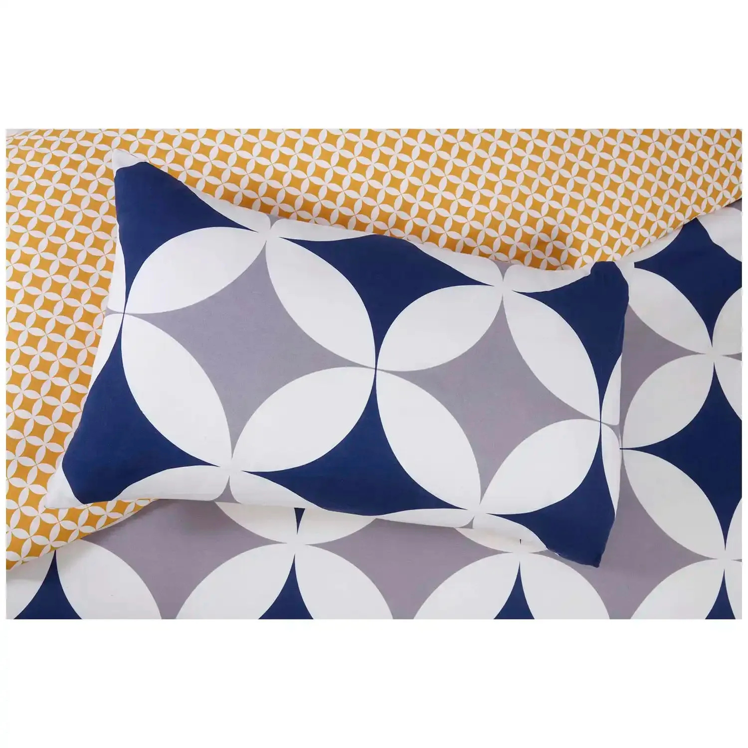 Geo Blue Duvet Cover Set