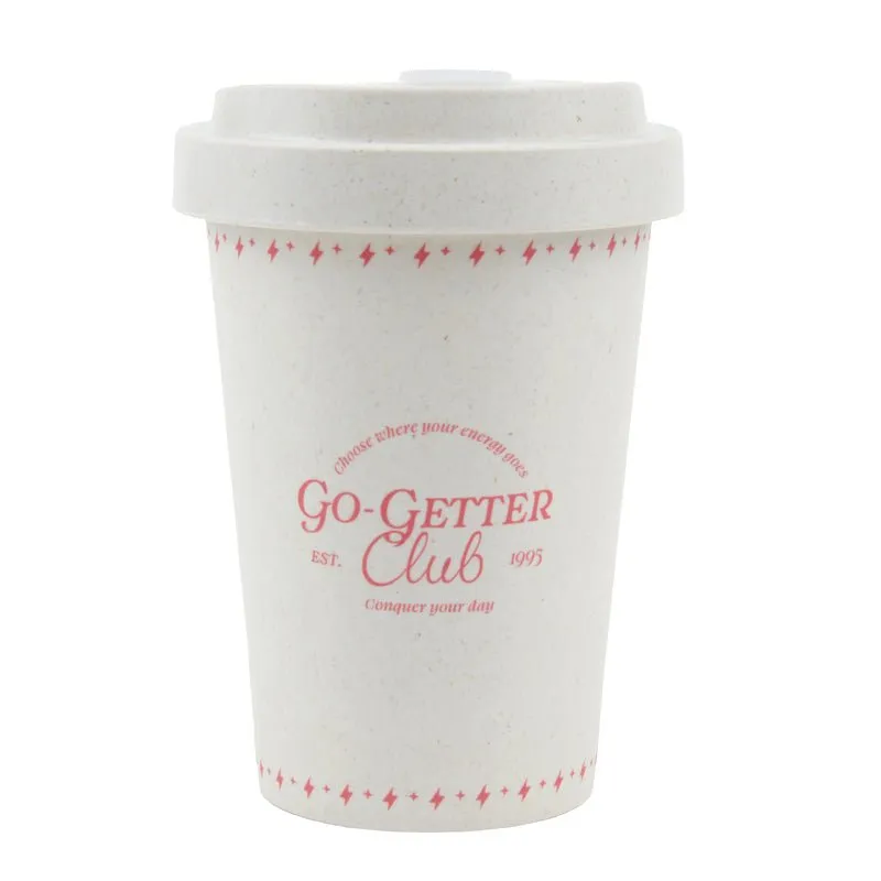 Go-Getter Club 16 oz. Eco-Friendly Coffee Cup - Recycled Coffee Grounds