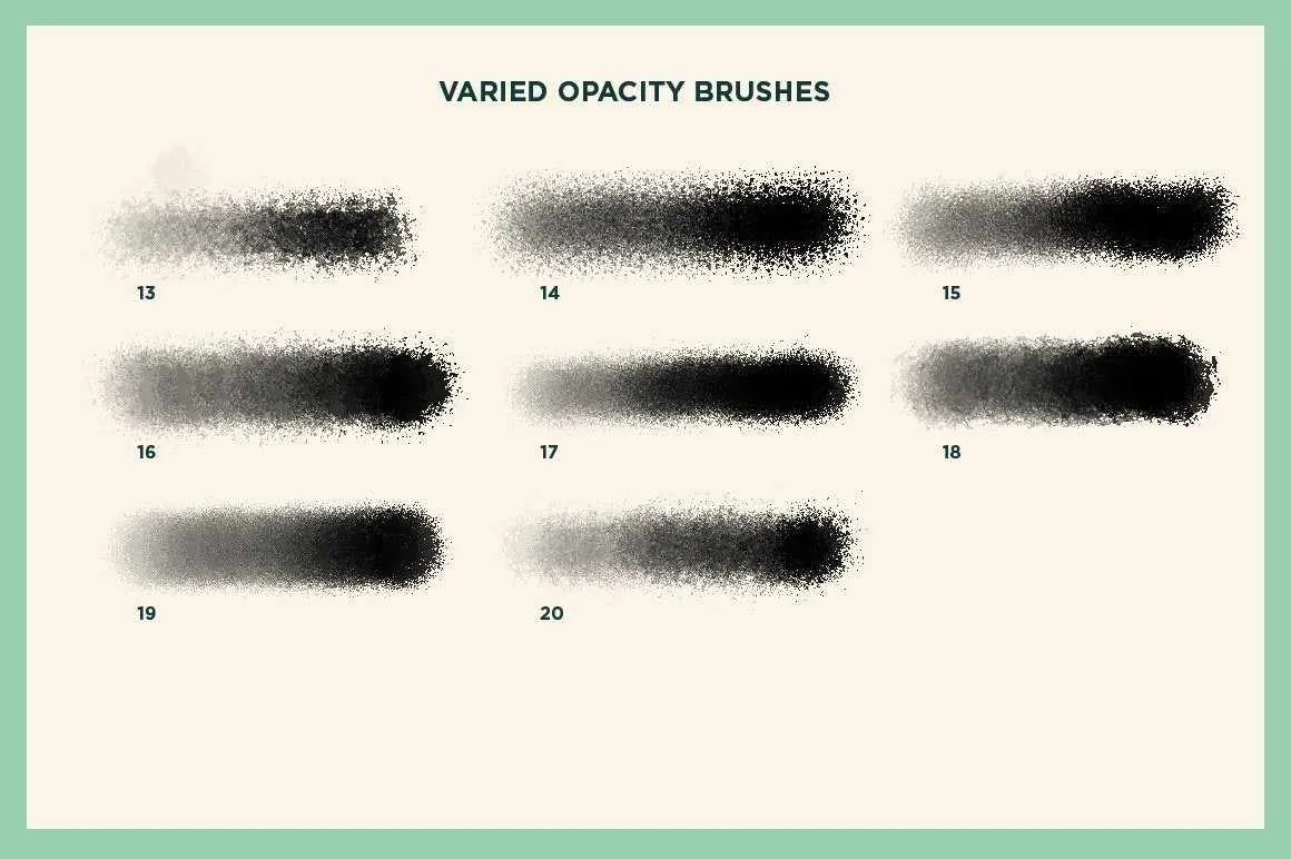 Gouache Shader Brushes for Procreate