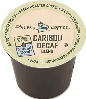 Green Mountain Coffee Caribou Blend Decaf Coffee K-Cups 24 Per Box