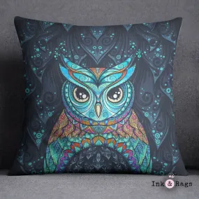 Gypsy Owl Throw Pillow