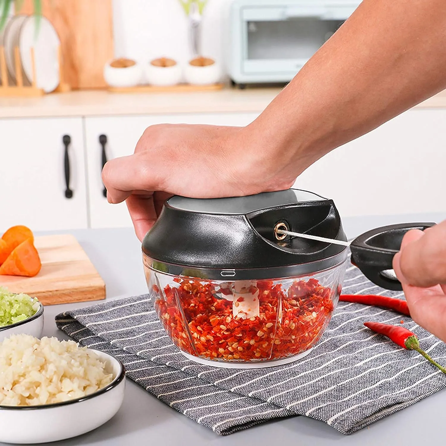 Handheld Manual Vegetable Chopper