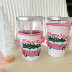 Happy Holidays Van Coffee Cup Cover