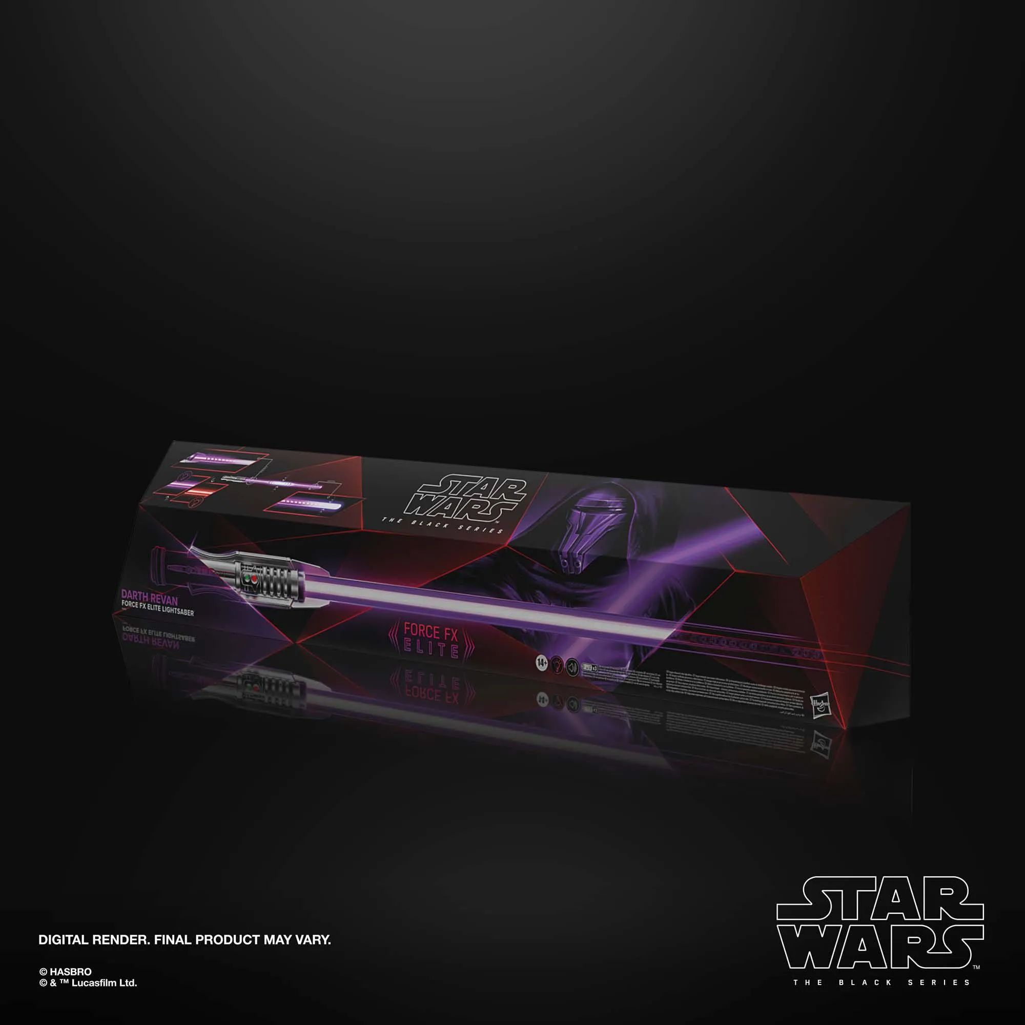 Hasbro Star Wars: Knights of the Old Republic Black Series Darth Revan Force FX Elite Lightsaber 1/1 Prop Replica