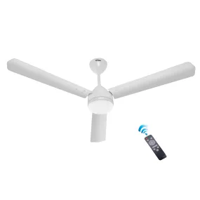 HAVAI Spinel BLDC Ceiling Fan 28W, 1200mm Blade with Remote - White, 0.5W LED