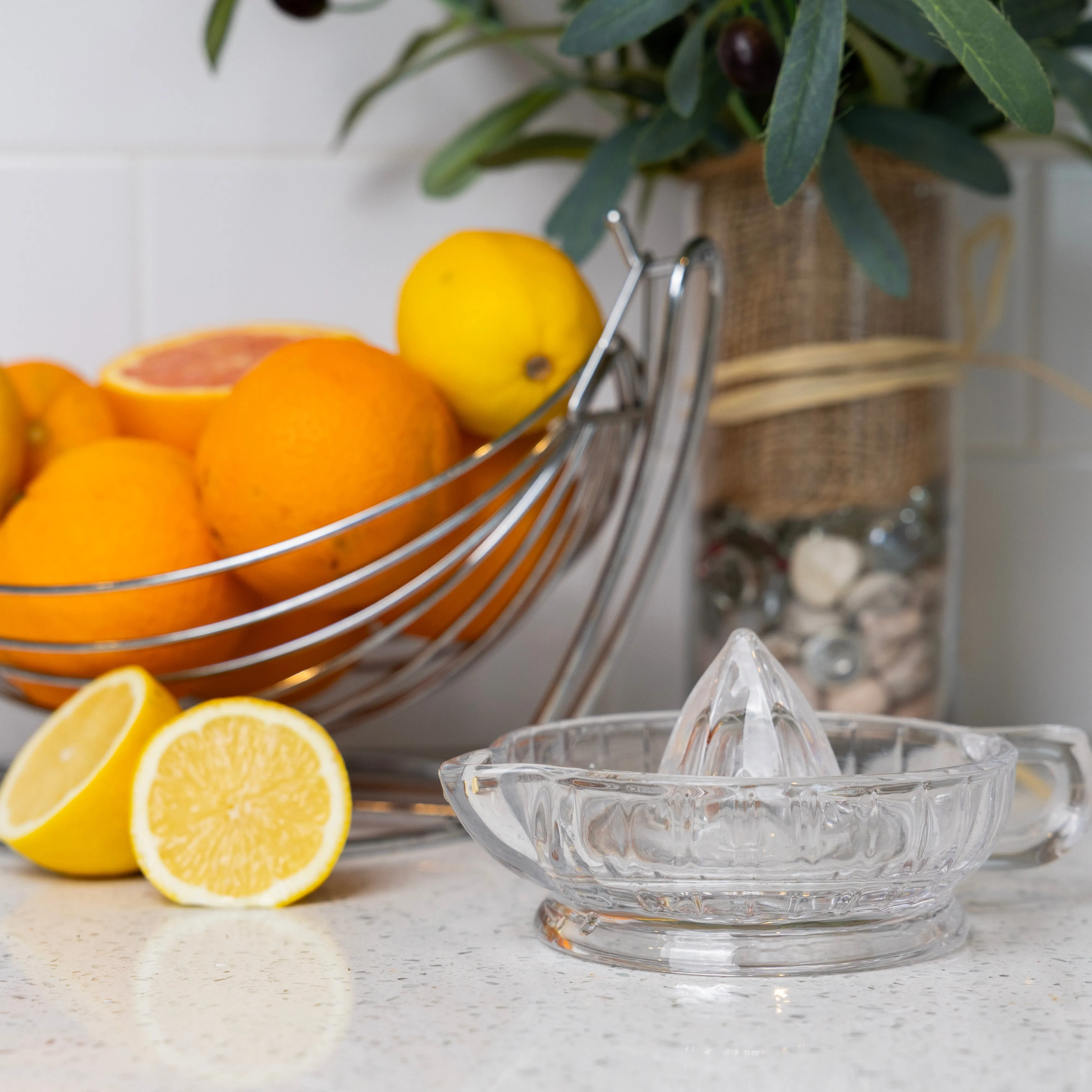 Heavy Duty Glass Citrus Juicer