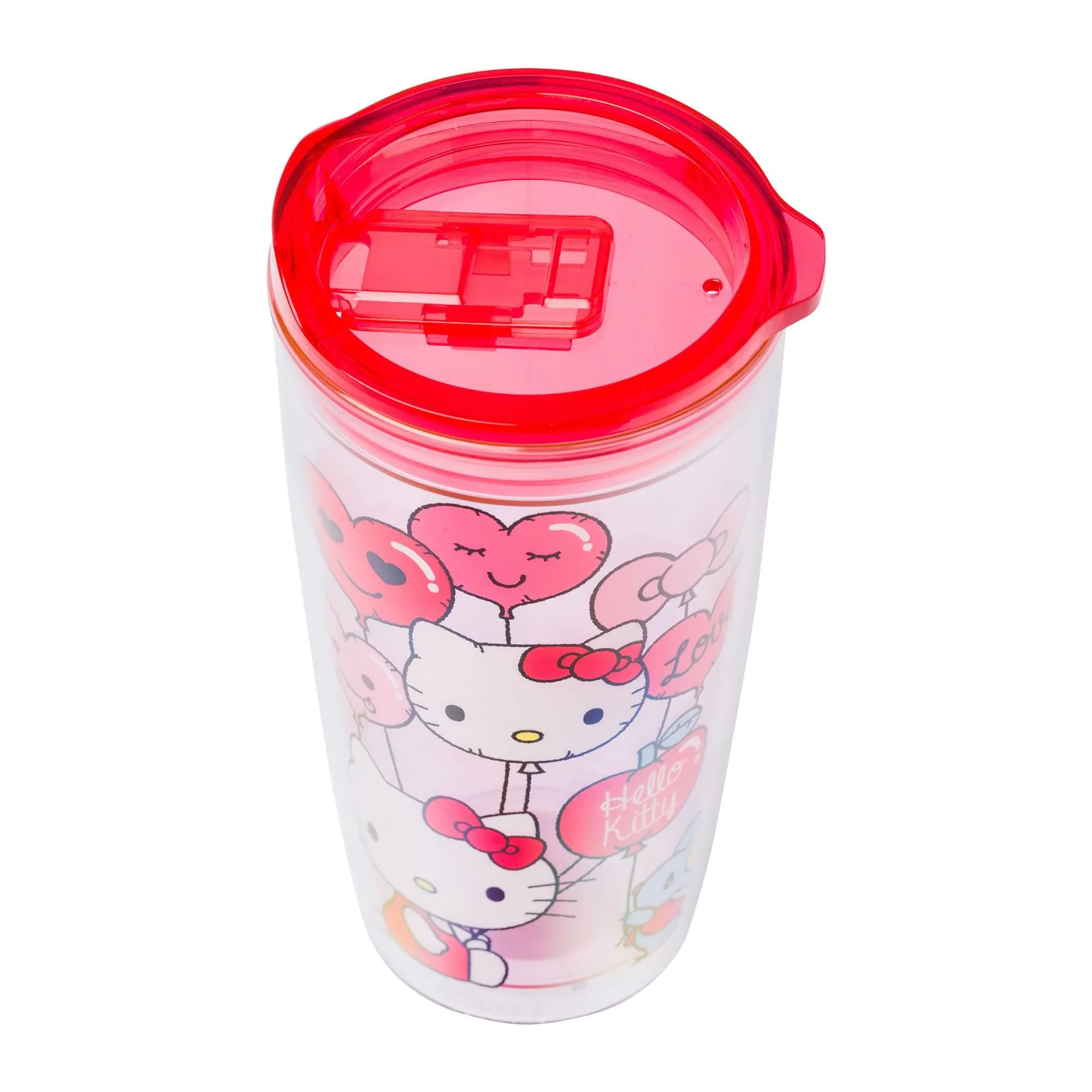 Hello Kitty Love Balloons Double Wall Tumbler