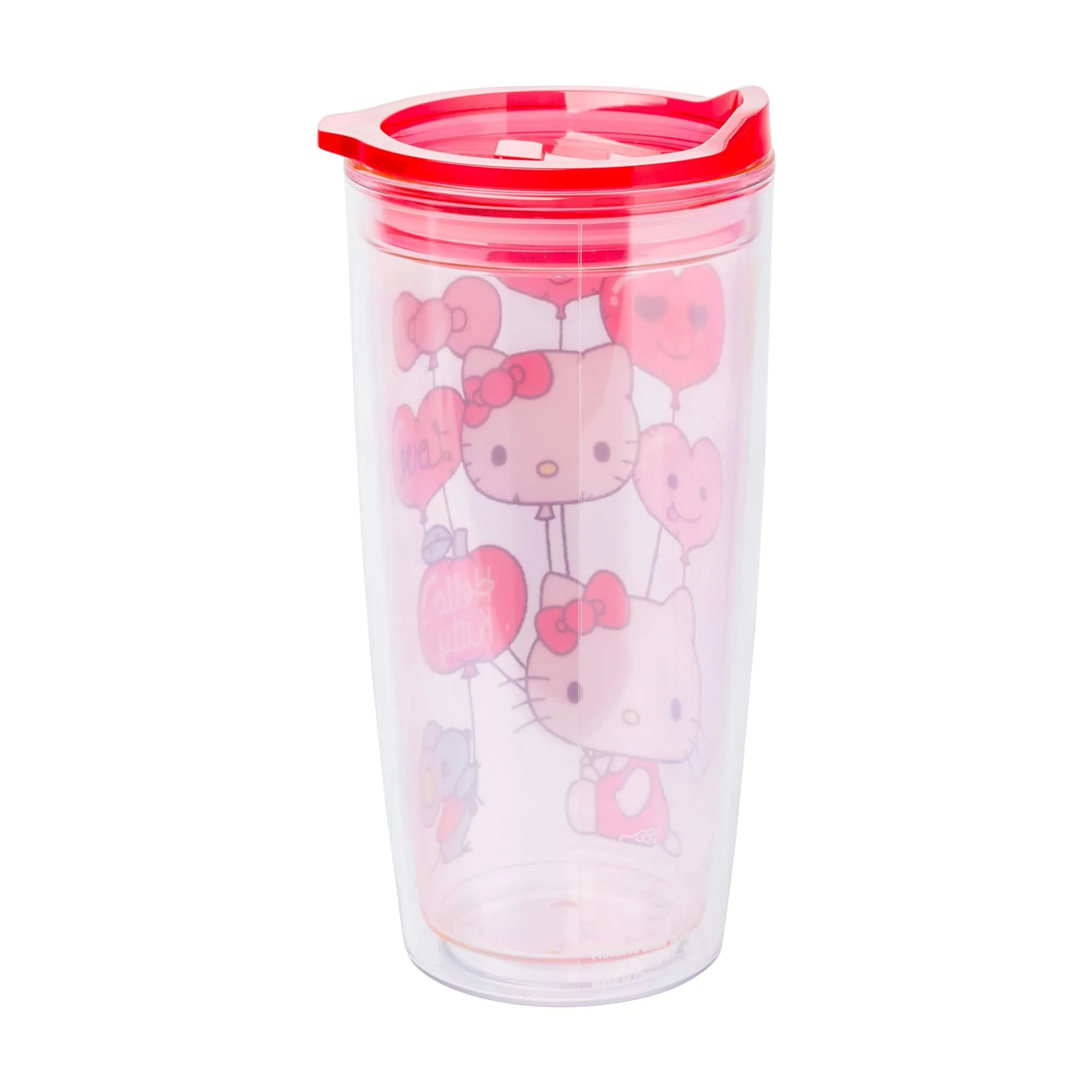 Hello Kitty Love Balloons Double Wall Tumbler