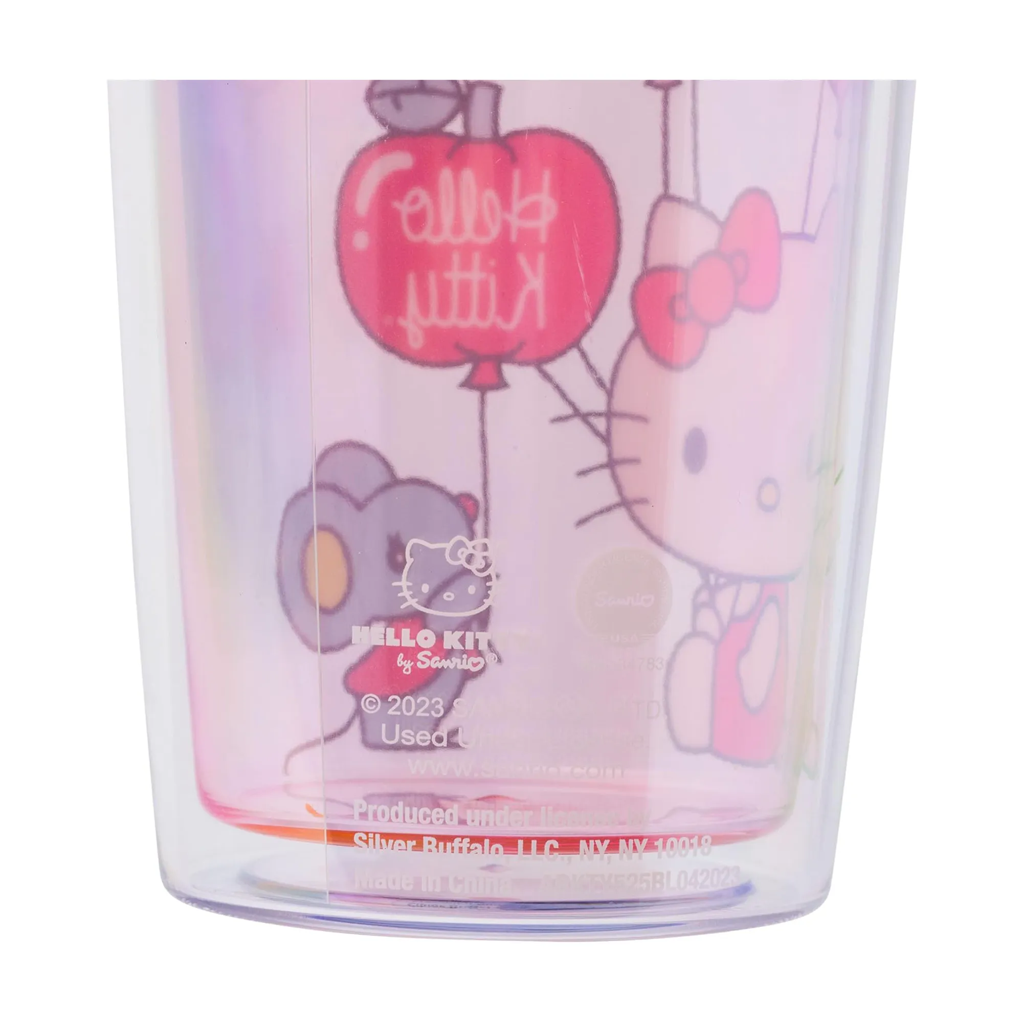 Hello Kitty Love Balloons Double Wall Tumbler