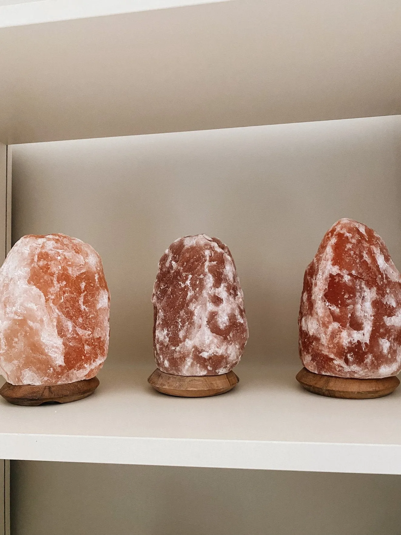 Himalaya Salt Dreams Table Lamp - Himalayan Salt -19 Cm High - Orange