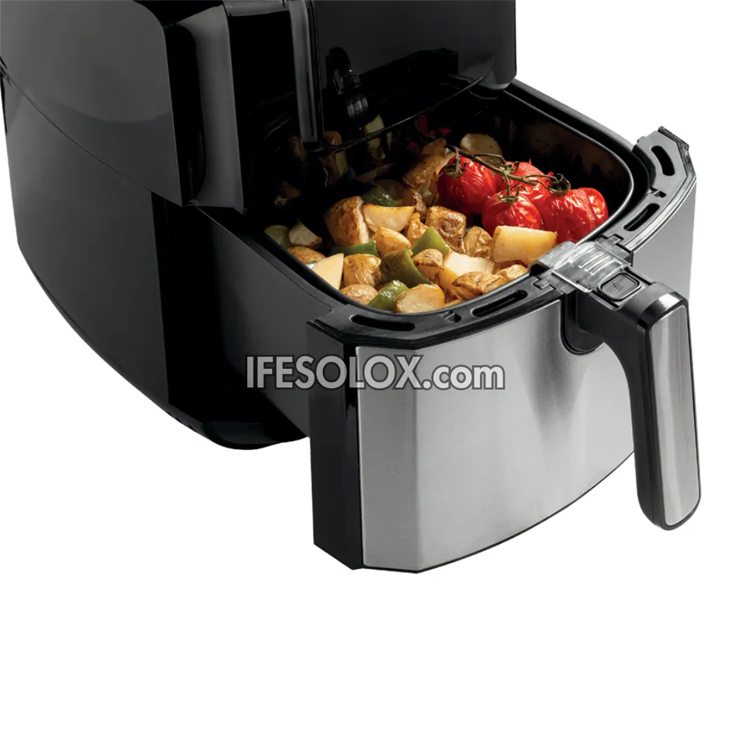 Hisense H06AFBS1S3 6.3Liters Air Fryer with 1700W, Dual Baskets and Multi-LED - Brand New