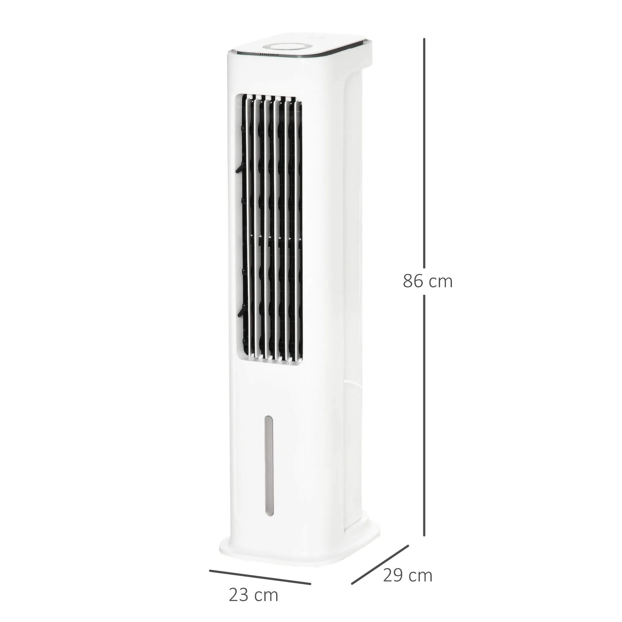 HOMCOM Evaporative Air Cooler with Timer, Oscillating, Ice Cooling Tower Fan