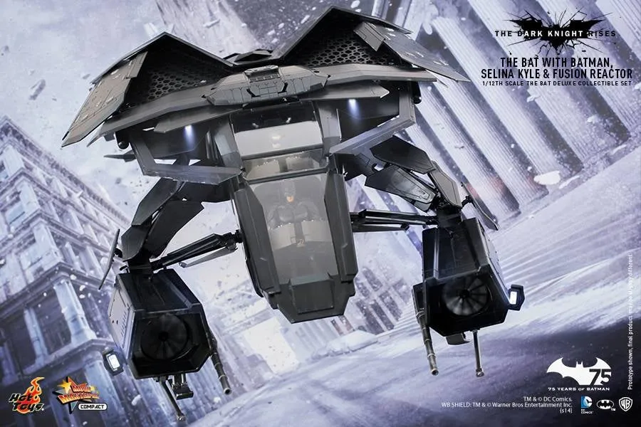 Hot Toys - The Dark Knight Rises:1/12th scale The Bat Deluxe Collectible Set