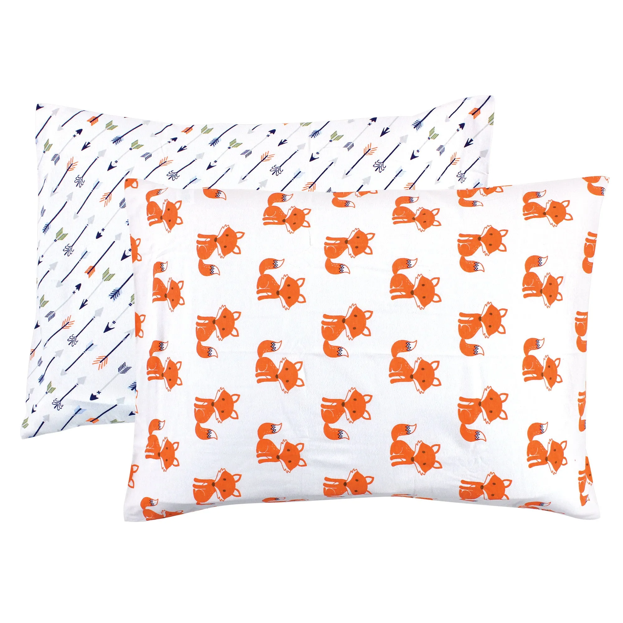 Hudson Baby Cotton Toddler Pillow Case, Foxes