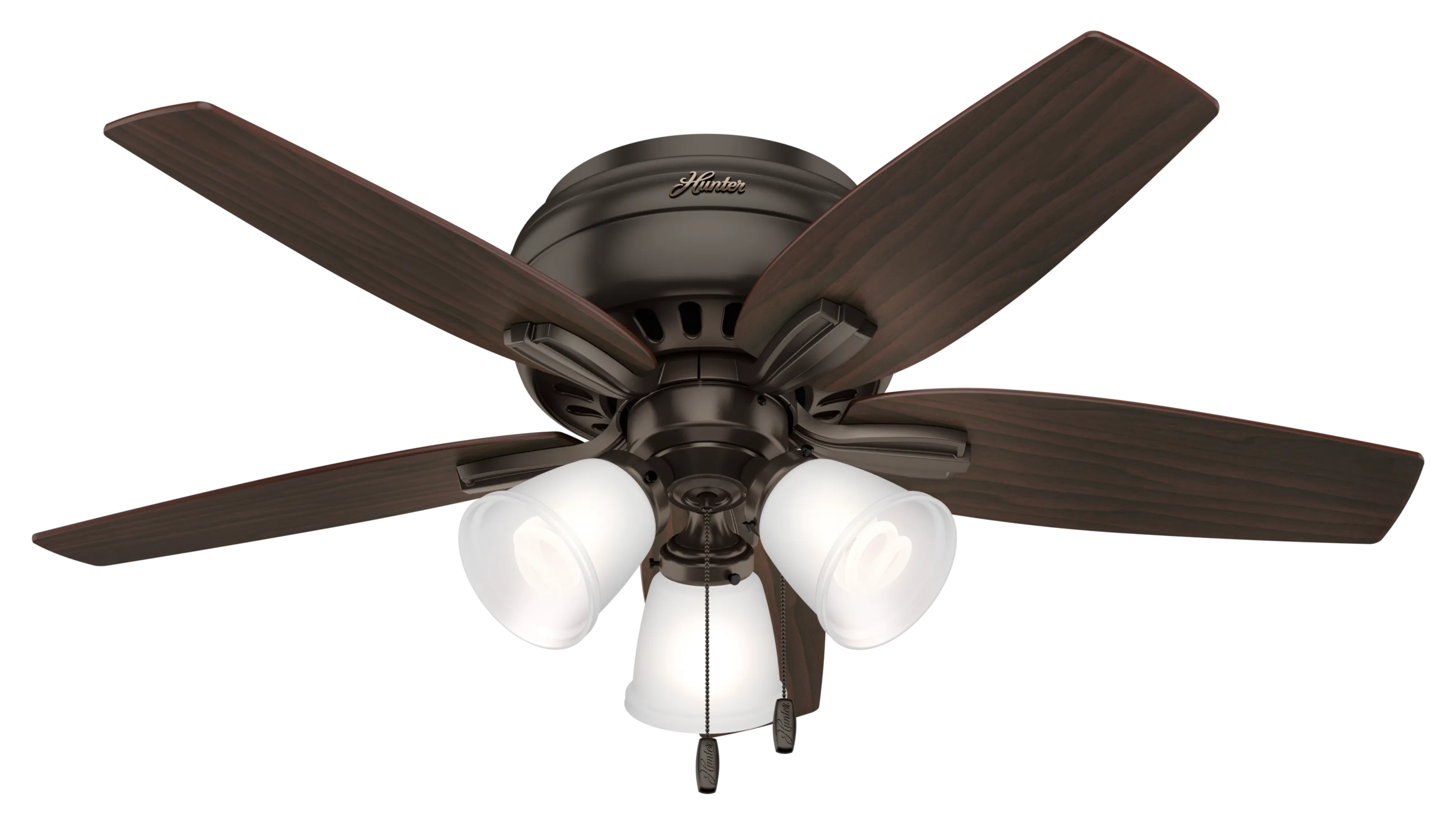 Hunter 42 inch Newsome Ceiling Fan with LED Light Kit and Pull Chain