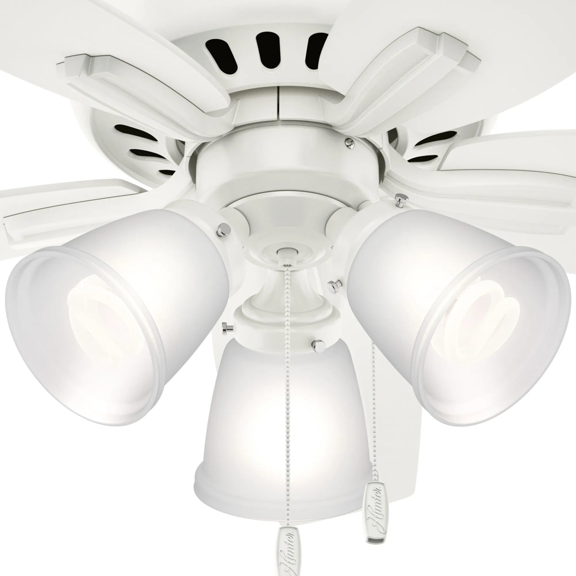 Hunter 42 inch Newsome Ceiling Fan with LED Light Kit and Pull Chain