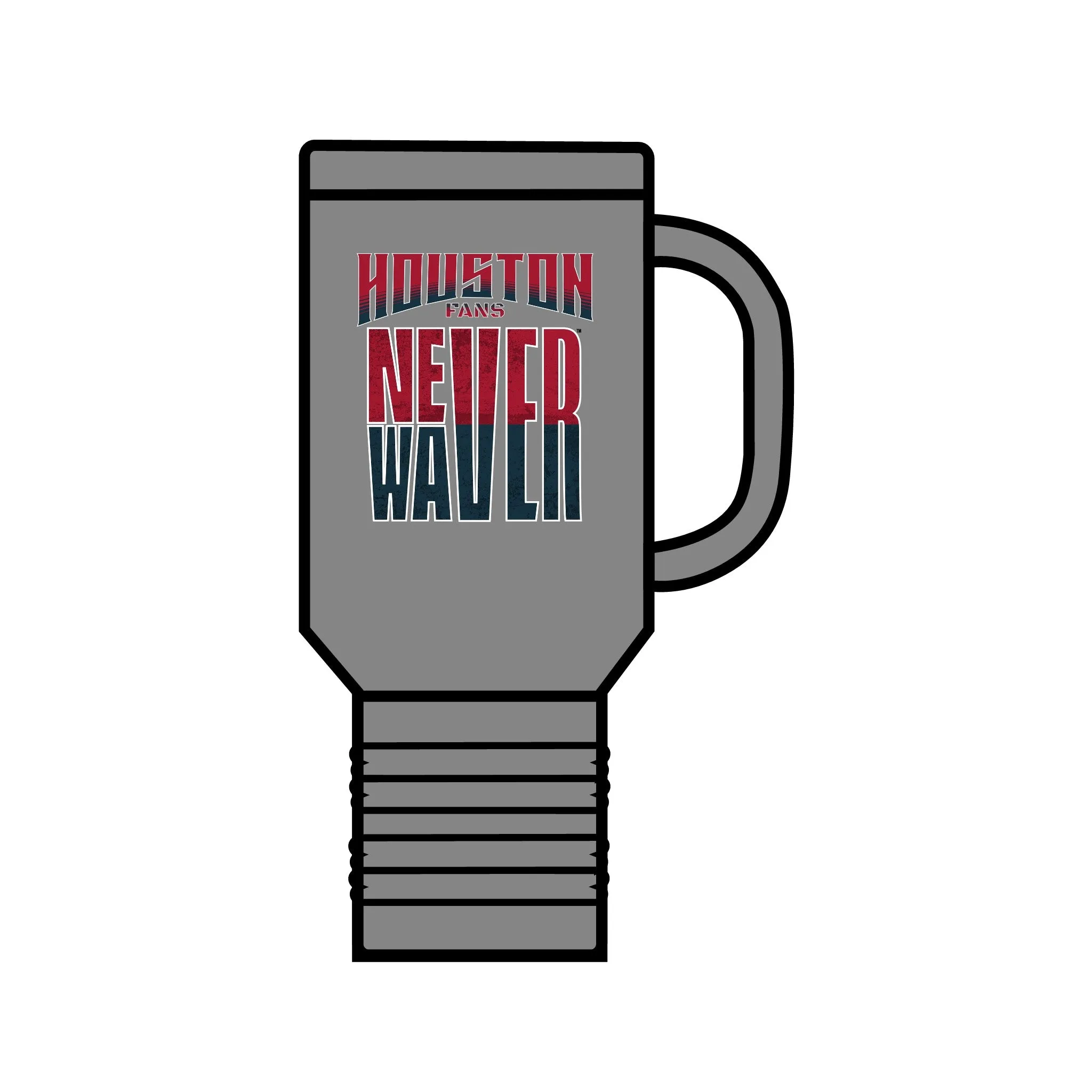 Huston Fans Never Waver Insulated Travel Mug, 40oz