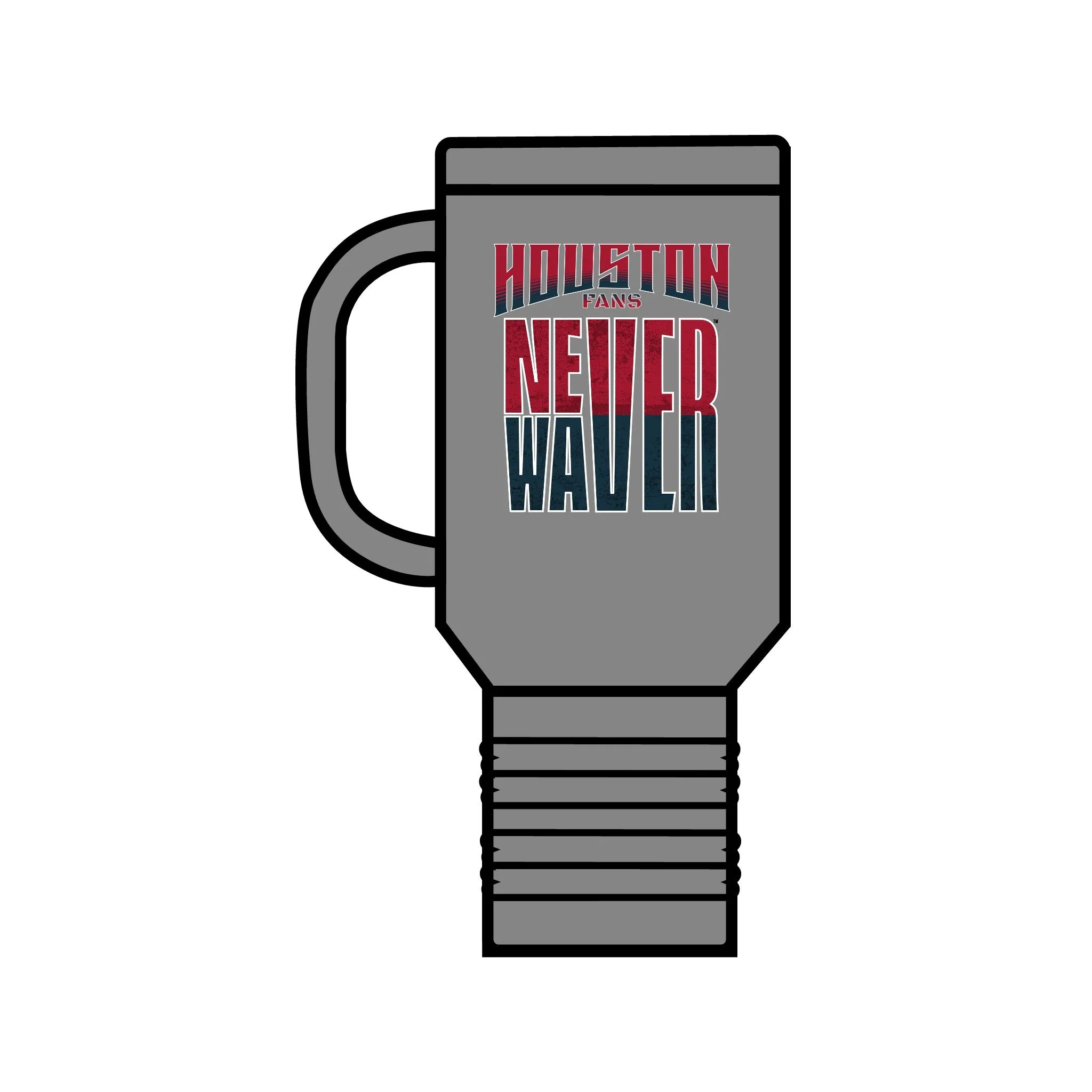 Huston Fans Never Waver Insulated Travel Mug, 40oz