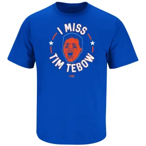 I Miss Tim Tebow T-Shirt for Florida College Fans (SM-5XL)