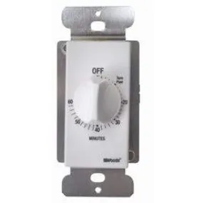 In-Wall 60-Minute Switch Outlet/Appliance Timer, White