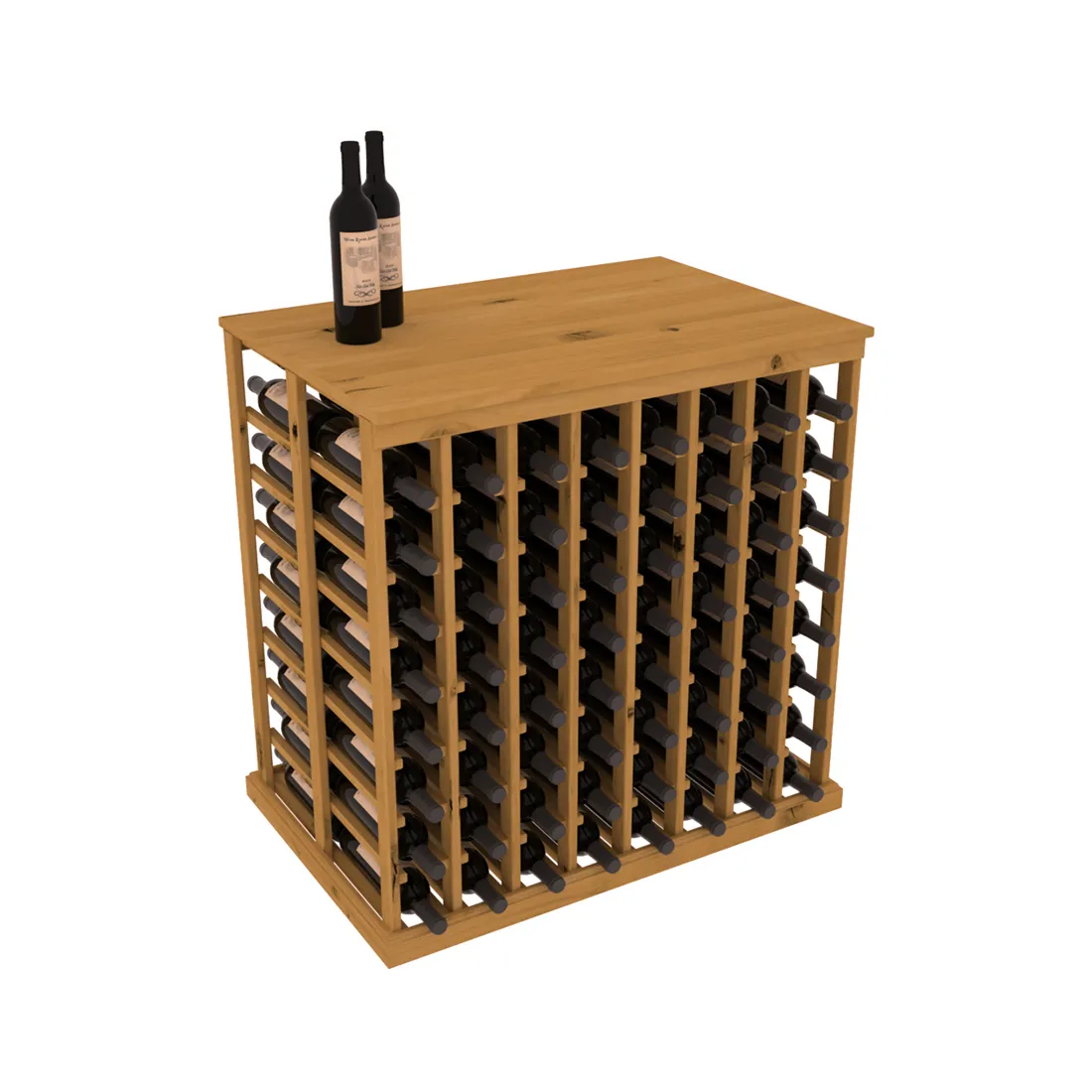 InstaCellar - 8 Column Double Deep Tasting Table with Top