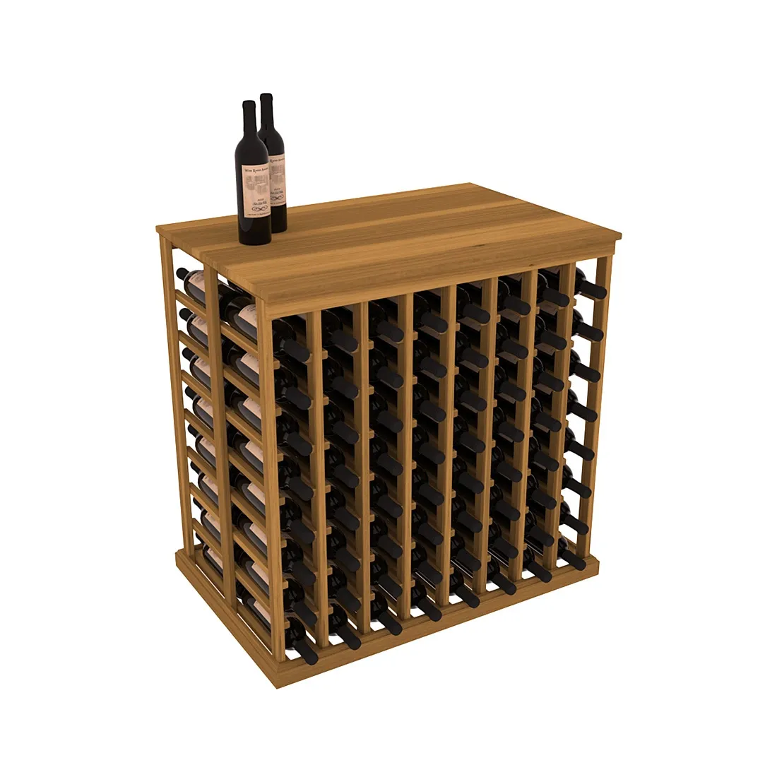 InstaCellar - 8 Column Double Deep Tasting Table with Top