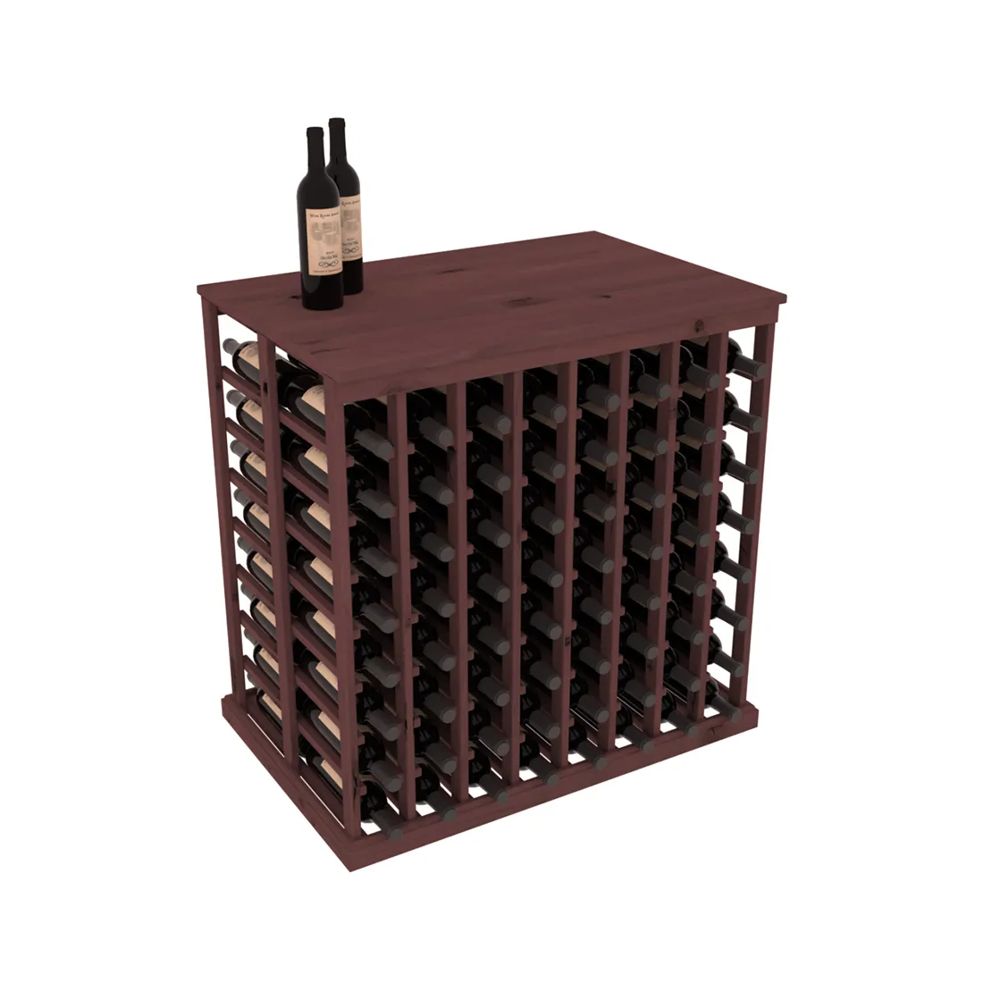 InstaCellar - 8 Column Double Deep Tasting Table with Top