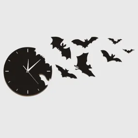 Into the Night Bats Clock