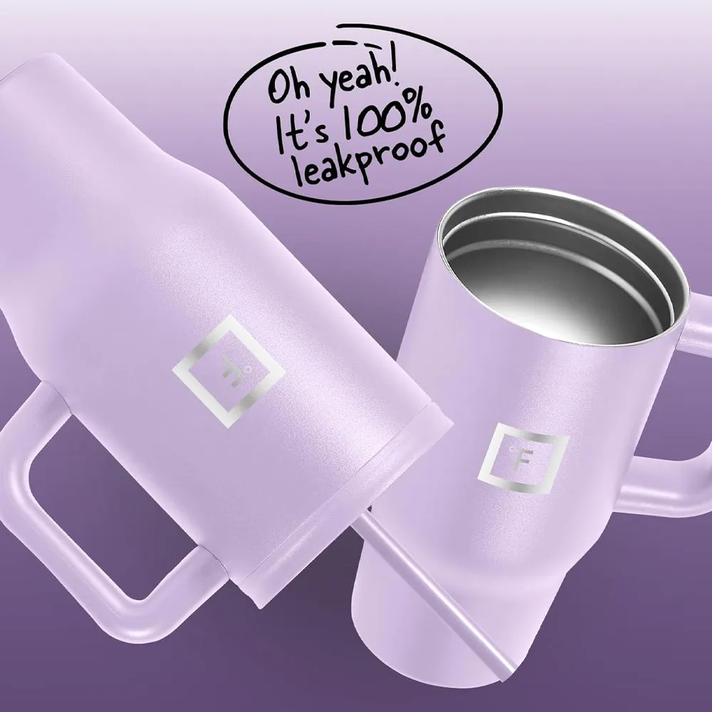 Iron Flask 32oz/950ml Co-Pilot Tumbler, Lavender