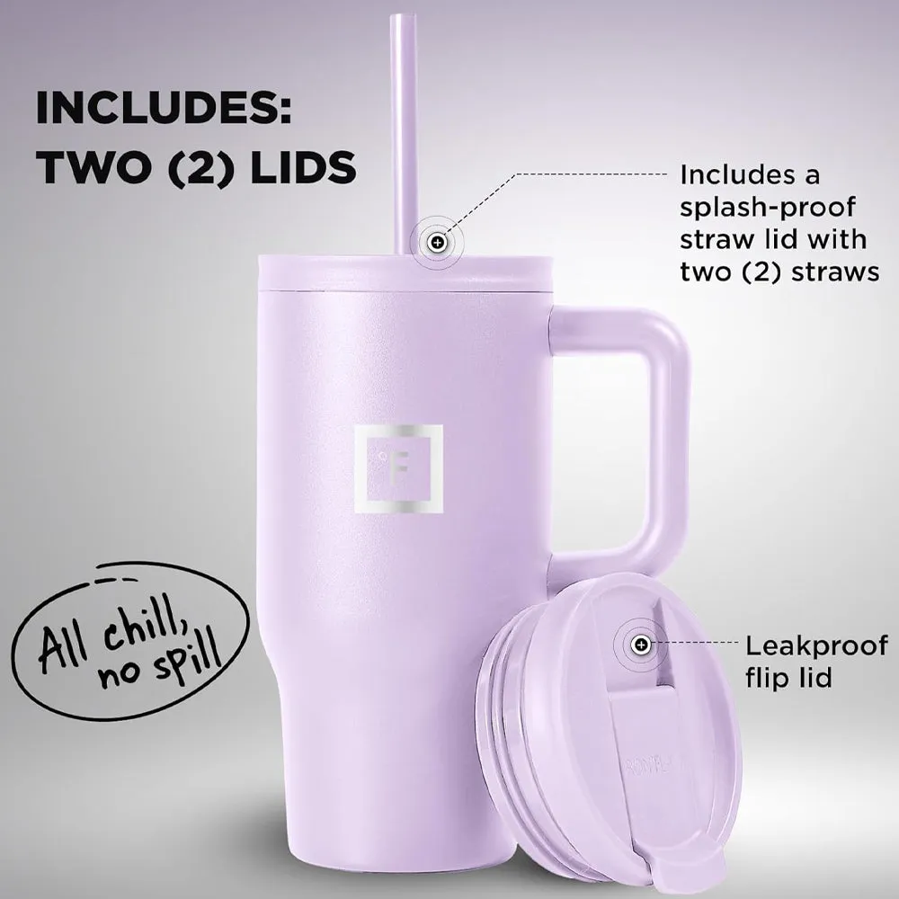 Iron Flask 32oz/950ml Co-Pilot Tumbler, Lavender