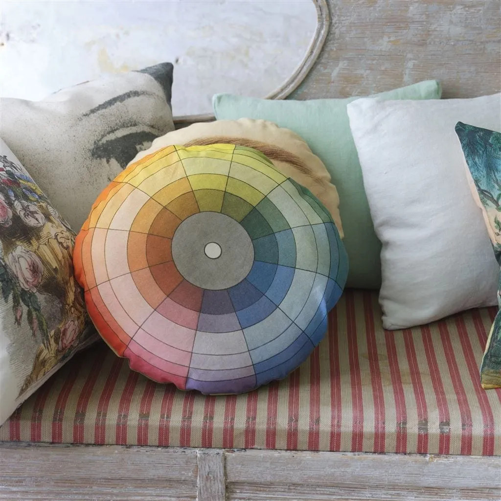 John Derian Colour Wheel Multicolour Decorative Pillow