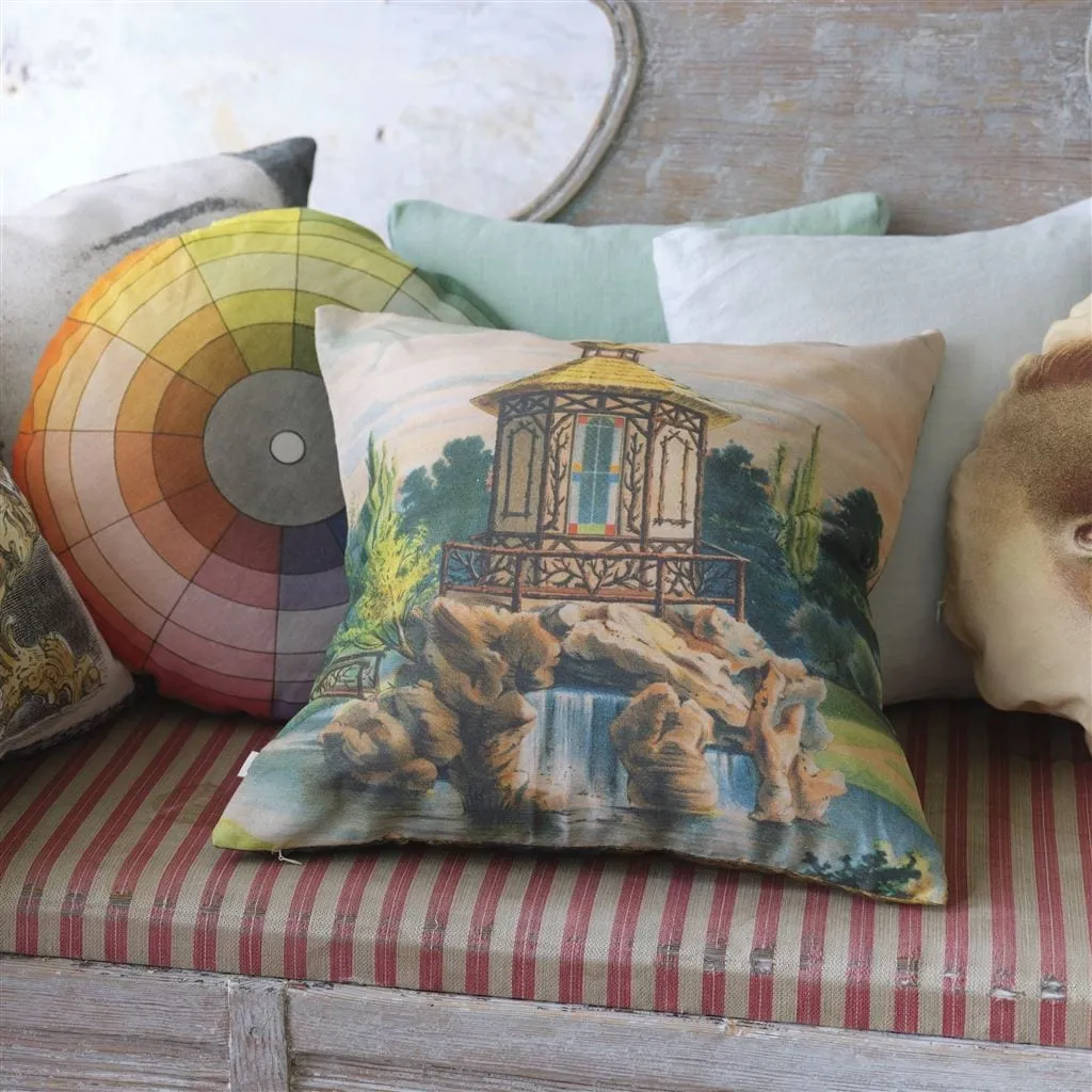 John Derian Colour Wheel Multicolour Decorative Pillow