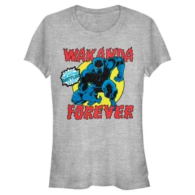 Junior's Marvel Panther Battles T-Shirt