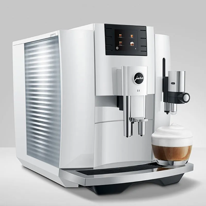 Jura E8 Coffee Maker Piano White