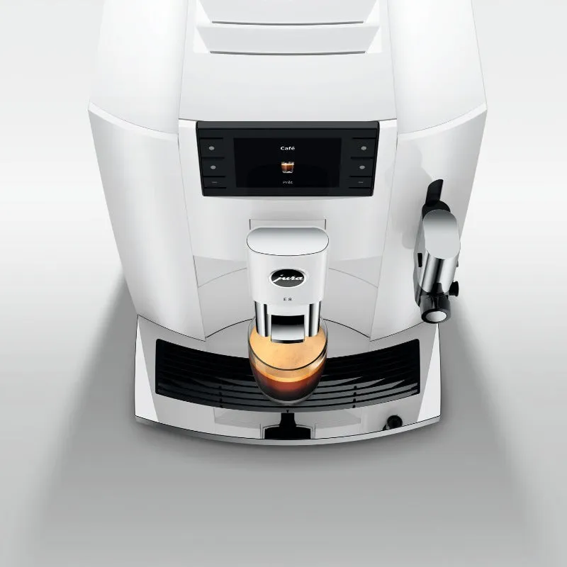 Jura E8 Coffee Maker Piano White