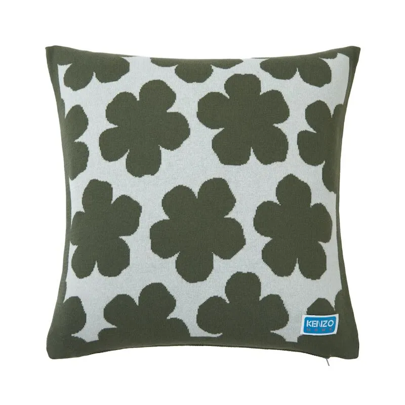 K Hanadot Kaki Decorative Pillow by Kenzo Paris