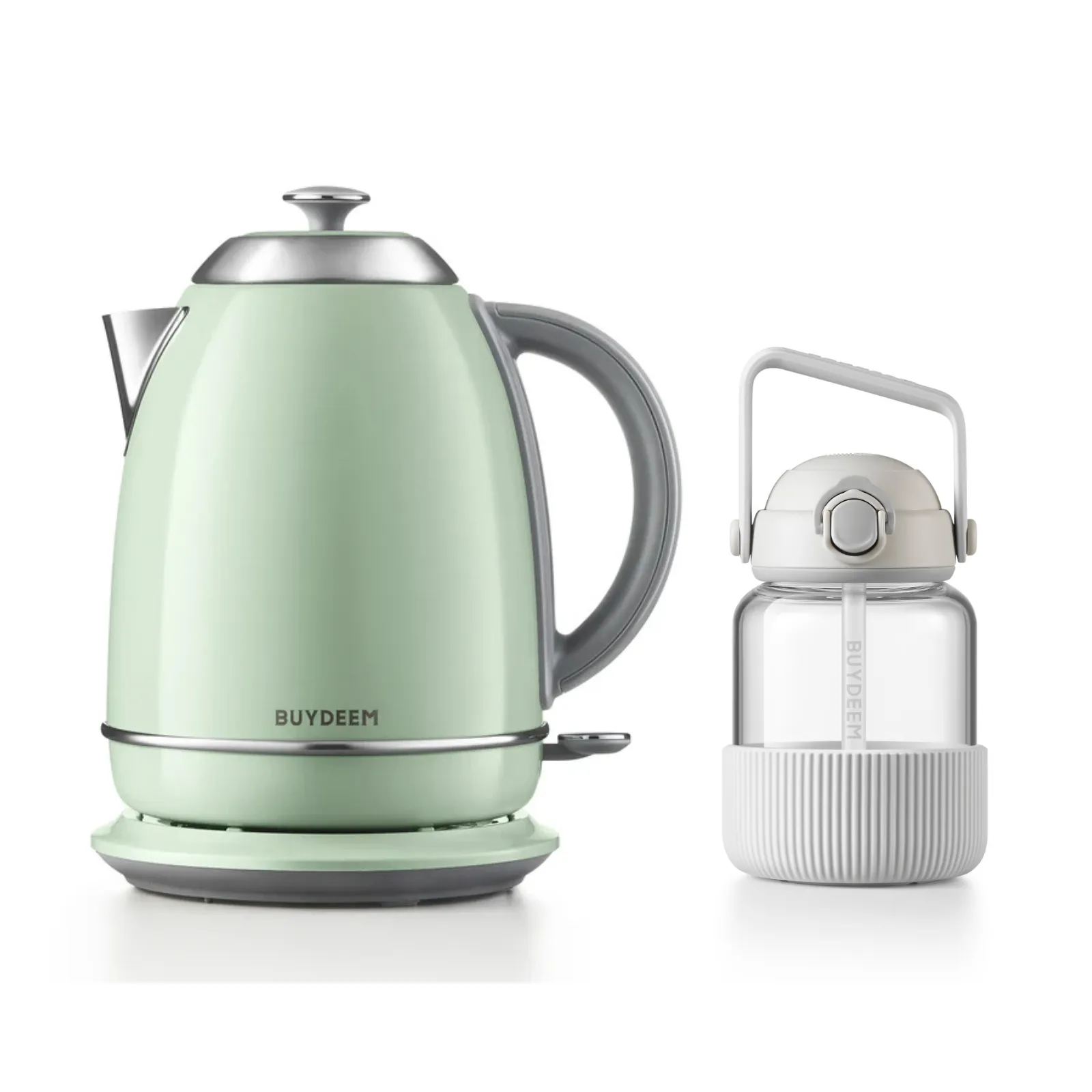 K640 Kettle with Pop-up Straw Glass Bottle - Bundle Offer