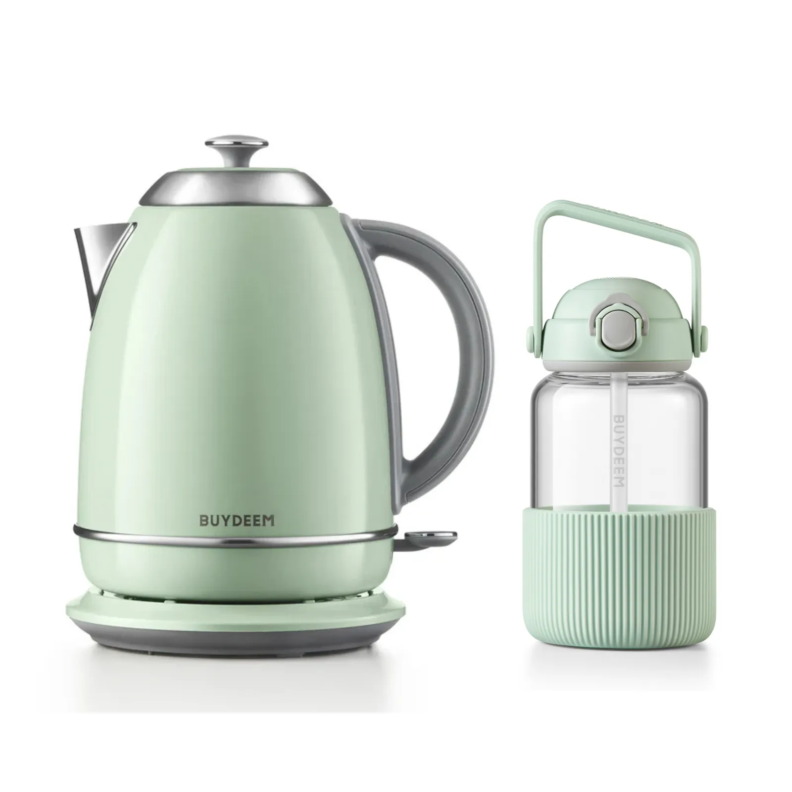 K640 Kettle with Pop-up Straw Glass Bottle - Bundle Offer