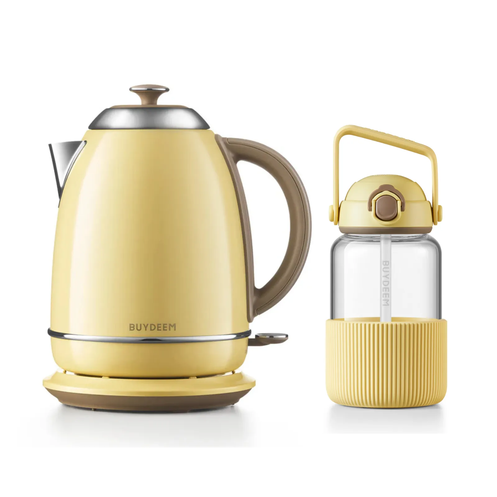 K640 Kettle with Pop-up Straw Glass Bottle - Bundle Offer