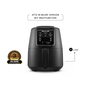 Karaca Air Cook mit Bratfunktion XL Air Fryer Black Shine