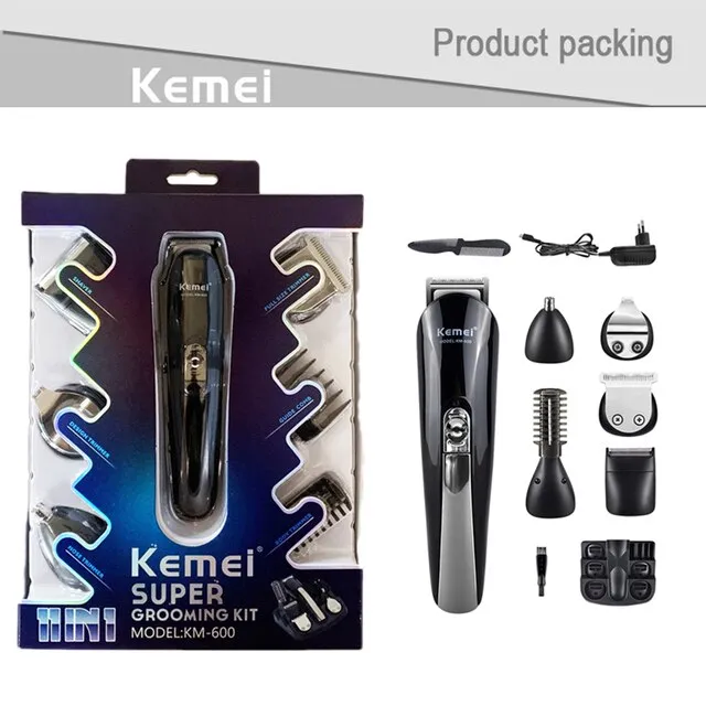 Kemei Electric Hair Clipper Beauty kit for Men Electric shaver beard trimme men&#39;s Razor multifunctional hair cutting machine