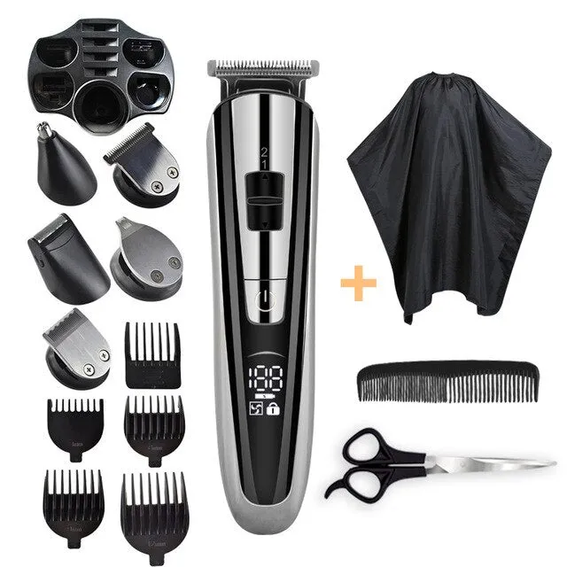 Kemei Electric Hair Clipper Beauty kit for Men Electric shaver beard trimme men&#39;s Razor multifunctional hair cutting machine